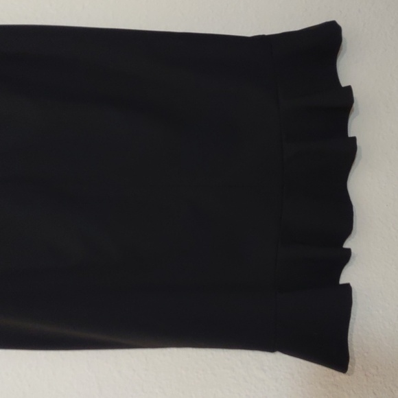 SLIGHTLY USED ANNE KLEIN KNEE LENGTH SKIRT SIZE 12 COLOR BLACK - Picture 6 of 10